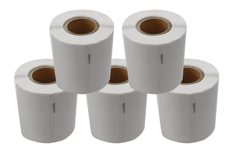 10 Compatibles Rouleaux Papier 99014 S0722430 54mm X 101mm Étiquettes Pour Dymo LabelWriter 4XL 450 400 330 320 310 Twin Turbo Duo Seiko SLP 450 400 240 200 120 100 Pro (220 Étiquettes Par Rouleau - 5