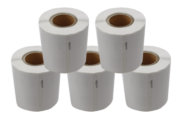 5 rollos de etiquetas para Dymo tipo 99016-2 dimensiones 46x78 mm