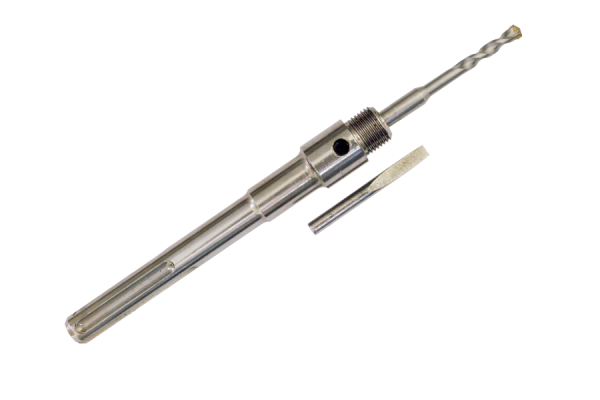 SDS Max shank 200 mm with M16 thread and taper shank pilot drill bit