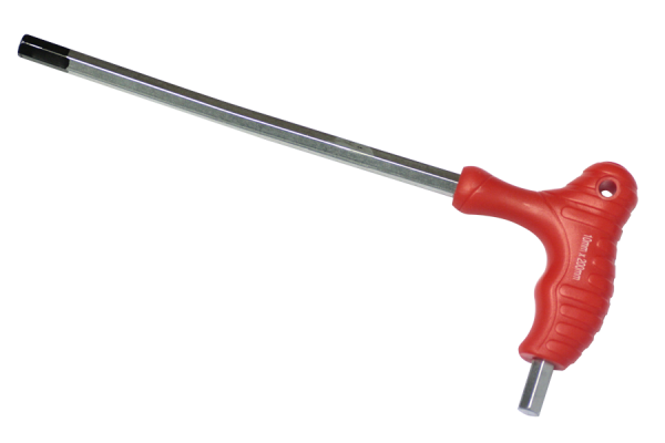 Kuusikulma-avain Kuusioavain Ruuvimeisseli 2 mm T-kahvalla