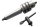 1,5-13 mm nyckel borr chuck med MK5 morse avsmalning berså och drivande tang