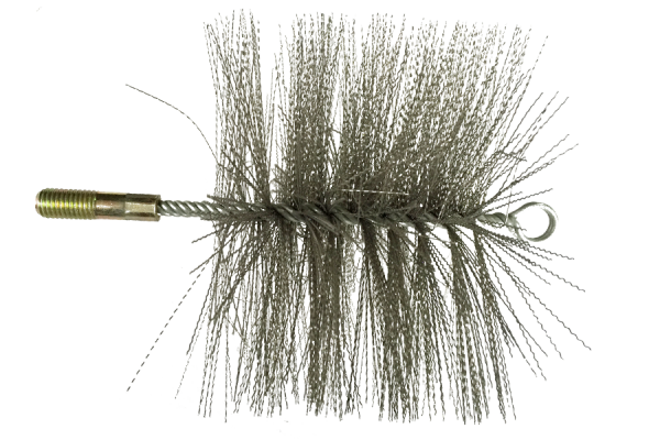 Brosse à conduit de cheminée en acier inoxydable 110/200x150 mm - M12 fil