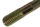 Rustfrit stål ovn rør børste 110/200 x 150 mm - M12 gevind