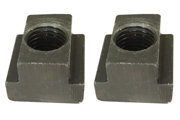 2x T-slot nuts with 1/2"-12 thread