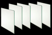 5x Ersatzglas für automatik Schweißhelm 107x50...