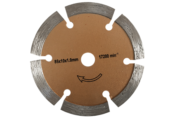 85 mm universal usage diamond saw blade (wet + dry) 85x10 mm