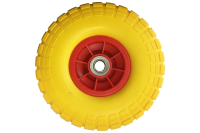 4.10/3.5-4 PU rubber spare wheel for hand truck Ø...