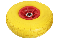 4.10/3.5-4 PU rubber spare wheel for hand truck Ø...