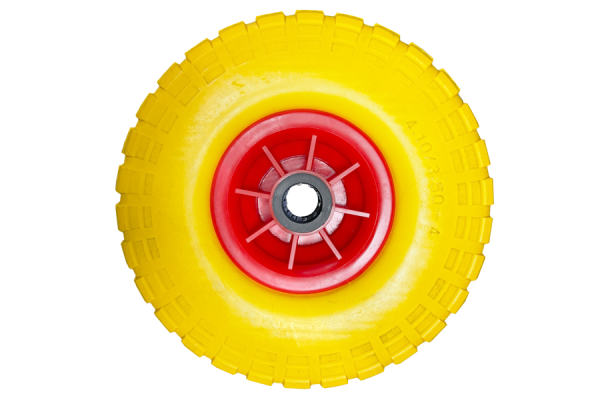 4.10/3.5-4 PU rubber spare wheel for hand truck Ø 260x75x25 mm (eccentric)