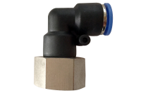 Pneumatisk trykkluft 90° albue push-in fitting (PLF)...