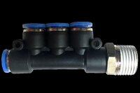 Pneumatisk distributør drejemekanisme (PKB) 8 mm...