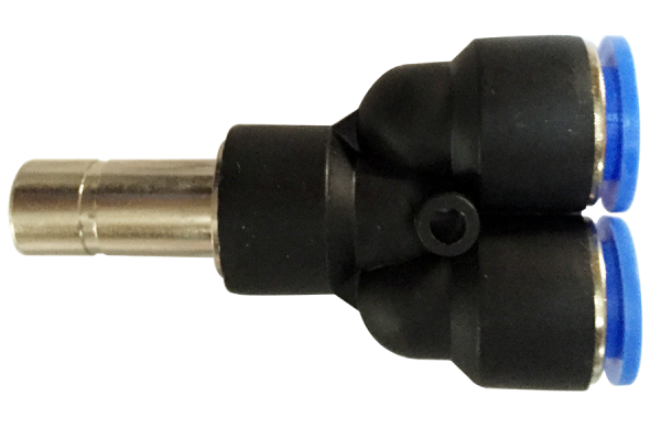 Y-la forma neumática conector rápido (PYJ) Ø 6 mm con enchufe