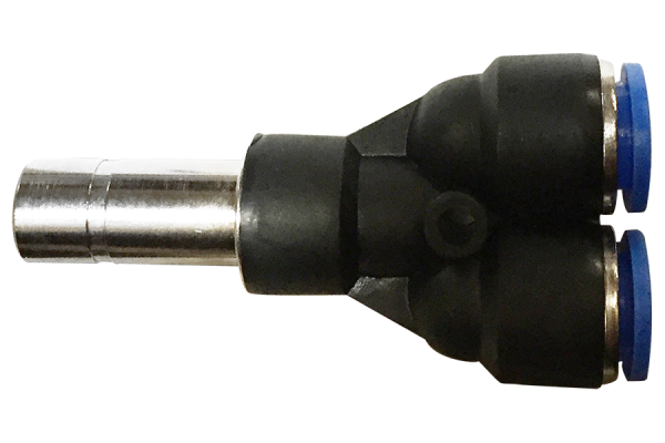 Pneumatisk tryckluft Y-bit snabbkoppling Ø 10 mm steckhülse (pip) Ø 12 mm