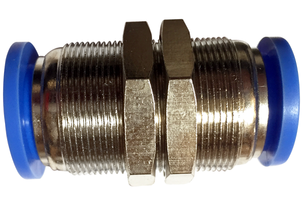 Pneumatisk komprimeret luftskuds quick connector (PM) Ø 12 mm