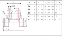 Pneumatic distribution quick connector (PK) Ø 6 mm