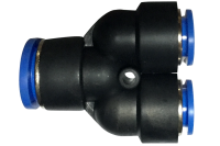Pneumatic union reducer Y-shaped push in fitting (PW)...