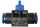 Pneumatický kulový ventil stlačeného vzduchu (HVFF) Ø 6 --- 6 mm