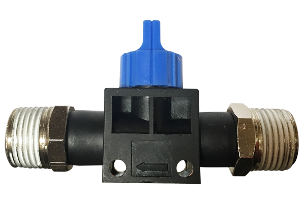 Pneumatic ball valve (HVSS) thread BSPT R1/8" --- R1/8"