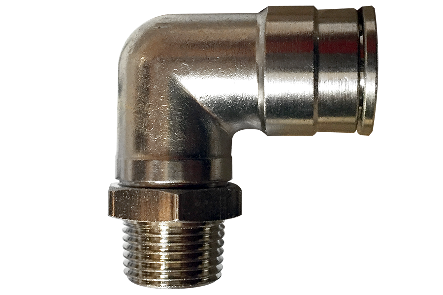 QZKJQDD Pneumatik Schnellverbinder - 1/2'' Außengewinde, 12mm Schlauch, Push To Connect - Für Luft & Wasser