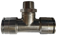 Pneumatic T-quick fitting (MPT) Ø 4 mm with thread...