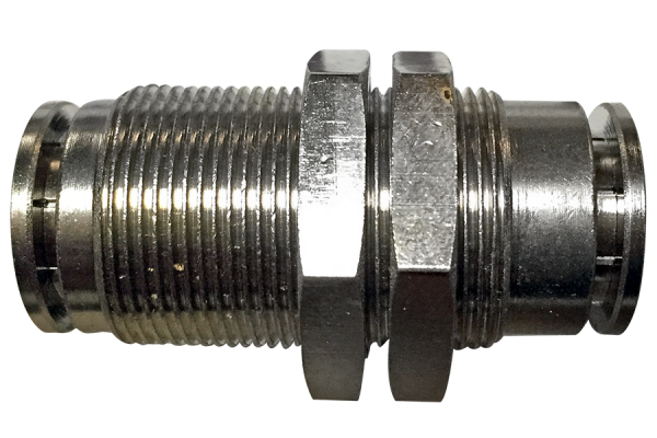 Pneumatic bulkhead quick connector (MPM) Ø 4 mm