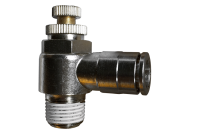 Pneumatic flow control valve (MNSE) Ø 4 mm with...