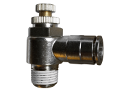 Pneumatic flow control valve (MNSE) Ø 6 mm with...