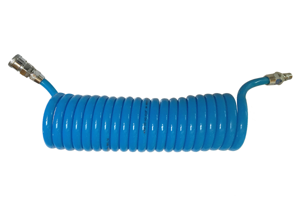 9m pneumatisk spiralslang eller slange