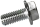 M8x18 mm linksgewinde Sicherungsschrauben Konterschrauben mit Flansch