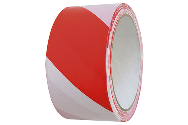 100m cordon waarschuwing tape band signaal rood/wit 80 mm