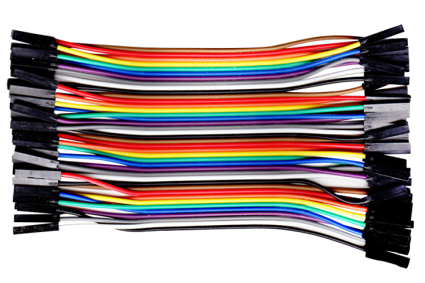 40-stykowy kabel zworkipin żeńskie-żeńskie dla ArduinoRaspberry Pi