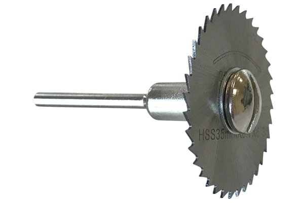 HSS Scheibenfräser Sägeblatt Sägeblätter für Dremel + Proxxon Ø 35 mm mit Schaft
