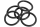 O-Rings NBR - D=7 mm d=5 mm cross section=1 mm - 5x1 mm