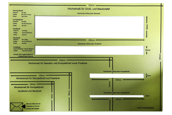 Post Postmal Formatmal Brevmal Portomal