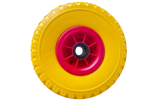 3.00-4 PU rubber spare wheel for hand truck Ø 260x70x25 mm (eccentric)