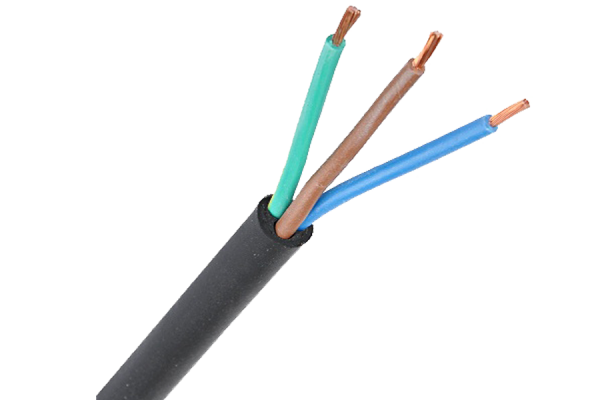 3,5m gumový kabel napájecí 3x1,5 mm²