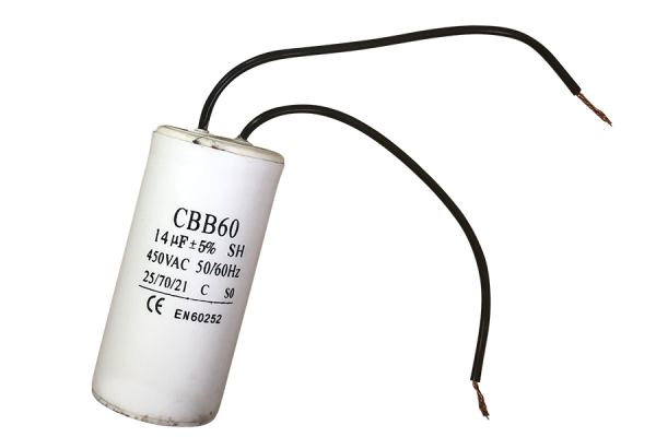 Elektronik Lavpris Motorstart Kondensator Anlaufkondensator Motorkondensator Arbeitskondensator 450V AC 14µF (CBB60-B)