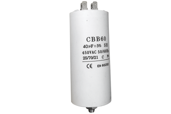 Condensatore 450V AC 40µF (CBB60-C)