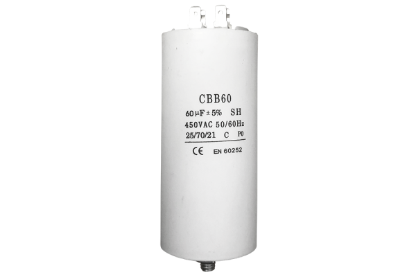 Kondensaattori 450 V AC 60 µF (CBB60-C)