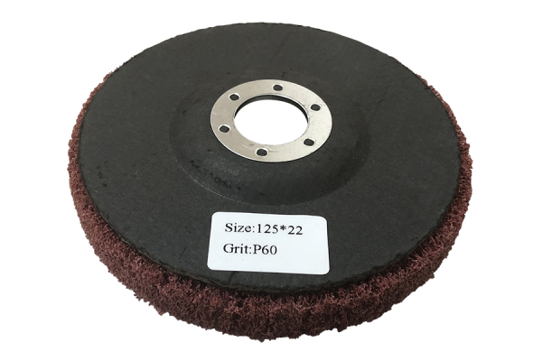 125 mm disco di lucidatura non tessuto 125x22,2 mm grana 60