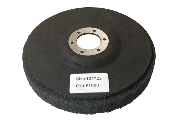 125 mm disco di lucidatura non tessuto 125x22,2 mm grana 1000