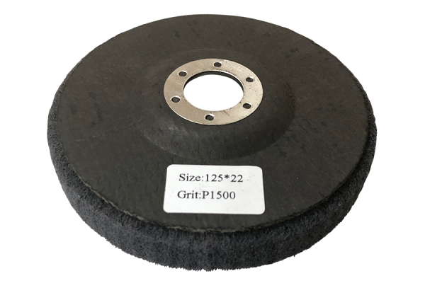 125 mm disco di lucidatura non tessuto 125x22,2 mm grana 1500