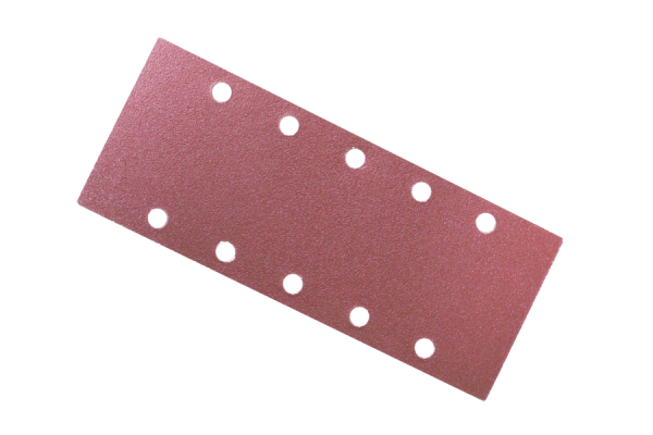 10x sanding sheets with hook-and-loop 93x230 mm 10-holes grit 240