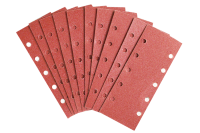 10x sanding sheets with hook-and-loop 93x230 mm 10-holes grit 240