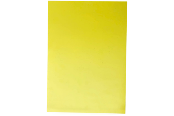 Magnetic sheet foil DIN A4 labeling + cutting for fridge, whiteboard (yellow)