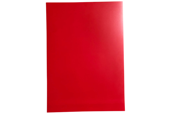 Magnetic sheet foil DIN A4 for labeling and cutting for fridge, whiteboard (red)