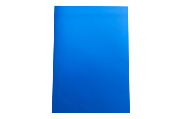 Magnetisk folie DIN A4 for skriving og skjæring til magnettavler, kjøleskap, tavler (blå)