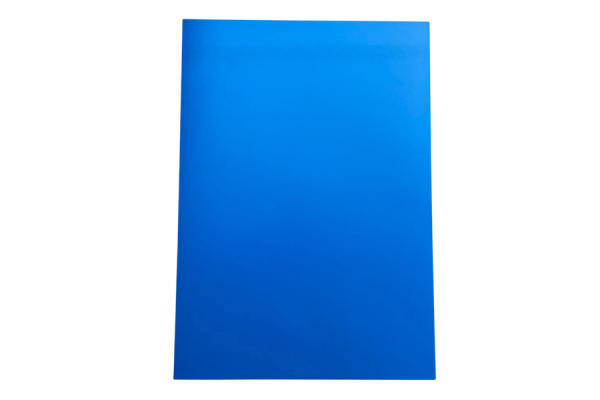 Magnetic sheet foil DIN A4 for labeling + cutting for fridge, whiteboard (blue)