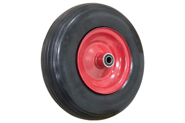 330 mm (13 ") PU solid rubber spare wheel (4.00-6) for wheelbarrows 95x25 mm