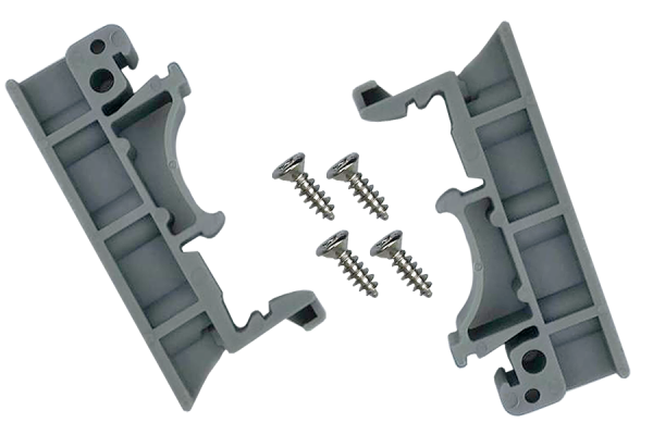 2x holder for releer/kort DIN-skinne monteringsskinne sikringsskap